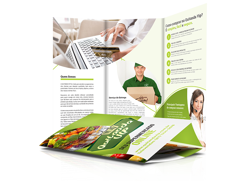 Brochura para a Quitanda Vip